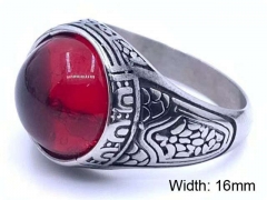 HY Wholesale Rings 316L Stainless Steel Fashion Rings-HY0089R020