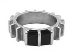 HY Wholesale Rings 316L Stainless Steel Hot Sale Rings-HY0093R076