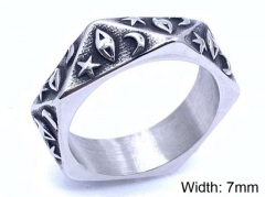 HY Wholesale Rings 316L Stainless Steel Hot Sale Rings-HY0089R014