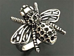 HY Wholesale Rings 316L Stainless Steel Fashion Rings-HY0085R112