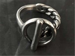 HY Wholesale Rings 316L Stainless Steel Hot Sale Rings-HY0093R037