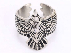 HY Wholesale Rings 316L Stainless Steel Fashion Rings-HY0085R005