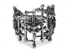 HY Wholesale Rings 316L Stainless Steel Hot Sale Rings-HY0093R095