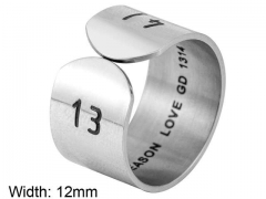 HY Wholesale Rings 316L Stainless Steel Hot Sale Rings-HY0088R085