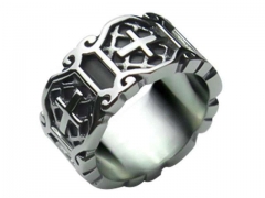 HY Wholesale Rings 316L Stainless Steel Hot Sale Rings-HY0031R010