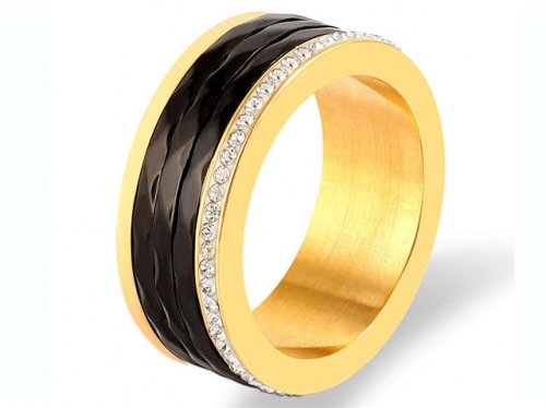 HY Wholesale Rings 316L Stainless Steel Hot Sale Rings-HY0090R039