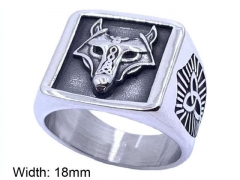 HY Wholesale Rings 316L Stainless Steel Fashion Rings-HY0089R018