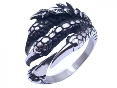 HY Wholesale Rings 316L Stainless Steel Fashion Rings-HY0089R024