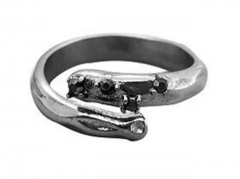 HY Wholesale Rings 316L Stainless Steel Hot Sale Rings-HY0093R107