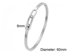 HY Wholesale Bangles Stainless Steel 316L Fashion Bangles-HY0090B0348