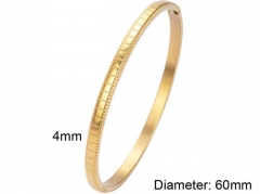HY Wholesale Bangles Stainless Steel 316L Fashion Bangles-HY0090B0358