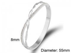 HY Wholesale Bangles Stainless Steel 316L Fashion Bangles-HY0090B0123