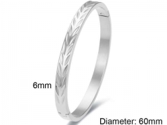 HY Wholesale Bangles Stainless Steel 316L Fashion Bangles-HY0090B0277