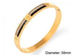 HY Wholesale Bangles Stainless Steel 316L Fashion Bangles-HY0090B0738