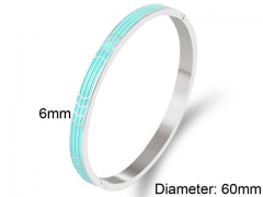 HY Wholesale Bangles Stainless Steel 316L Fashion Bangles-HY0090B0159