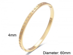 HY Wholesale Bangles Stainless Steel 316L Fashion Bangles-HY0090B0339