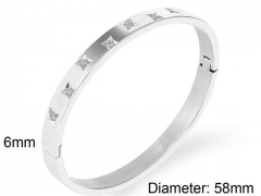 HY Wholesale Bangles Stainless Steel 316L Fashion Bangles-HY0090B0117