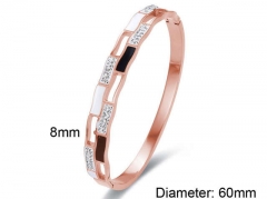 HY Wholesale Bangles Stainless Steel 316L Fashion Bangles-HY0090B0282