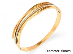 HY Wholesale Bangles Stainless Steel 316L Fashion Bangles-HY0090B0811