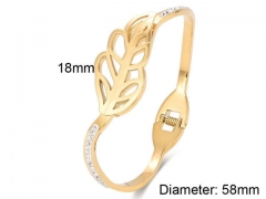 HY Wholesale Bangles Stainless Steel 316L Fashion Bangles-HY0090B0494