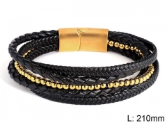HY Wholesale Jewelry Fashion Bracelets (Leather)-HY0090B0699