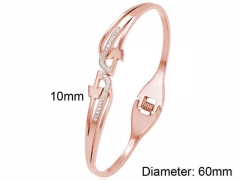 HY Wholesale Bangles Stainless Steel 316L Fashion Bangles-HY0090B0386