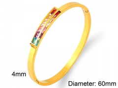 HY Wholesale Bangles Stainless Steel 316L Fashion Bangles-HY0090B0146