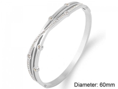 HY Wholesale Bangles Stainless Steel 316L Fashion Bangles-HY0090B0948