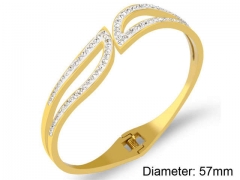 HY Wholesale Bangles Stainless Steel 316L Fashion Bangles-HY0090B0596
