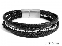 HY Wholesale Jewelry Fashion Bracelets (Leather)-HY0090B0701