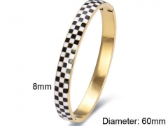 HY Wholesale Bangles Stainless Steel 316L Fashion Bangles-HY0090B0255