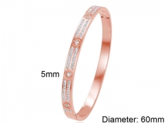 HY Wholesale Bangles Stainless Steel 316L Fashion Bangles-HY0090B0389