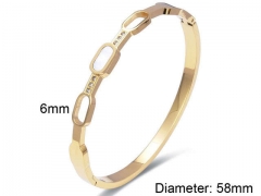 HY Wholesale Bangles Stainless Steel 316L Fashion Bangles-HY0090B0327