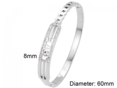 HY Wholesale Bangles Stainless Steel 316L Fashion Bangles-HY0090B0217