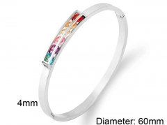 HY Wholesale Bangles Stainless Steel 316L Fashion Bangles-HY0090B0145