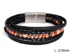 HY Wholesale Jewelry Fashion Bracelets (Leather)-HY0090B0696