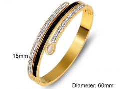 HY Wholesale Bangles Stainless Steel 316L Fashion Bangles-HY0090B0895
