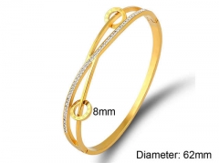 HY Wholesale Bangles Stainless Steel 316L Fashion Bangles-HY0090B0829