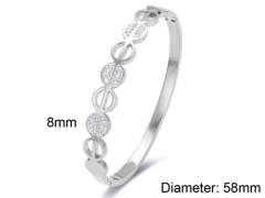 HY Wholesale Bangles Stainless Steel 316L Fashion Bangles-HY0090B0307