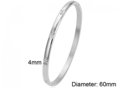 HY Wholesale Bangles Stainless Steel 316L Fashion Bangles-HY0090B0214
