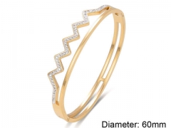 HY Wholesale Bangles Stainless Steel 316L Fashion Bangles-HY0090B0470