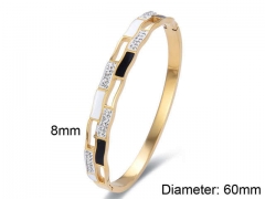 HY Wholesale Bangles Stainless Steel 316L Fashion Bangles-HY0090B0281