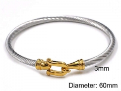 HY Wholesale Bangles Stainless Steel 316L Fashion Bangles-HY0090B0005