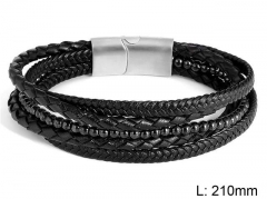 HY Wholesale Jewelry Fashion Bracelets (Leather)-HY0090B0700