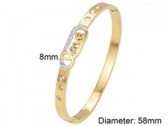 HY Wholesale Bangles Stainless Steel 316L Fashion Bangles-HY0090B0376
