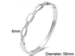 HY Wholesale Bangles Stainless Steel 316L Fashion Bangles-HY0090B0329