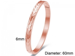 HY Wholesale Bangles Stainless Steel 316L Fashion Bangles-HY0090B0279