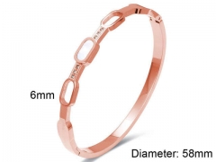 HY Wholesale Bangles Stainless Steel 316L Fashion Bangles-HY0090B0328