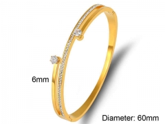 HY Wholesale Bangles Stainless Steel 316L Fashion Bangles-HY0090B0859