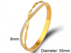 HY Wholesale Bangles Stainless Steel 316L Fashion Bangles-HY0090B0124